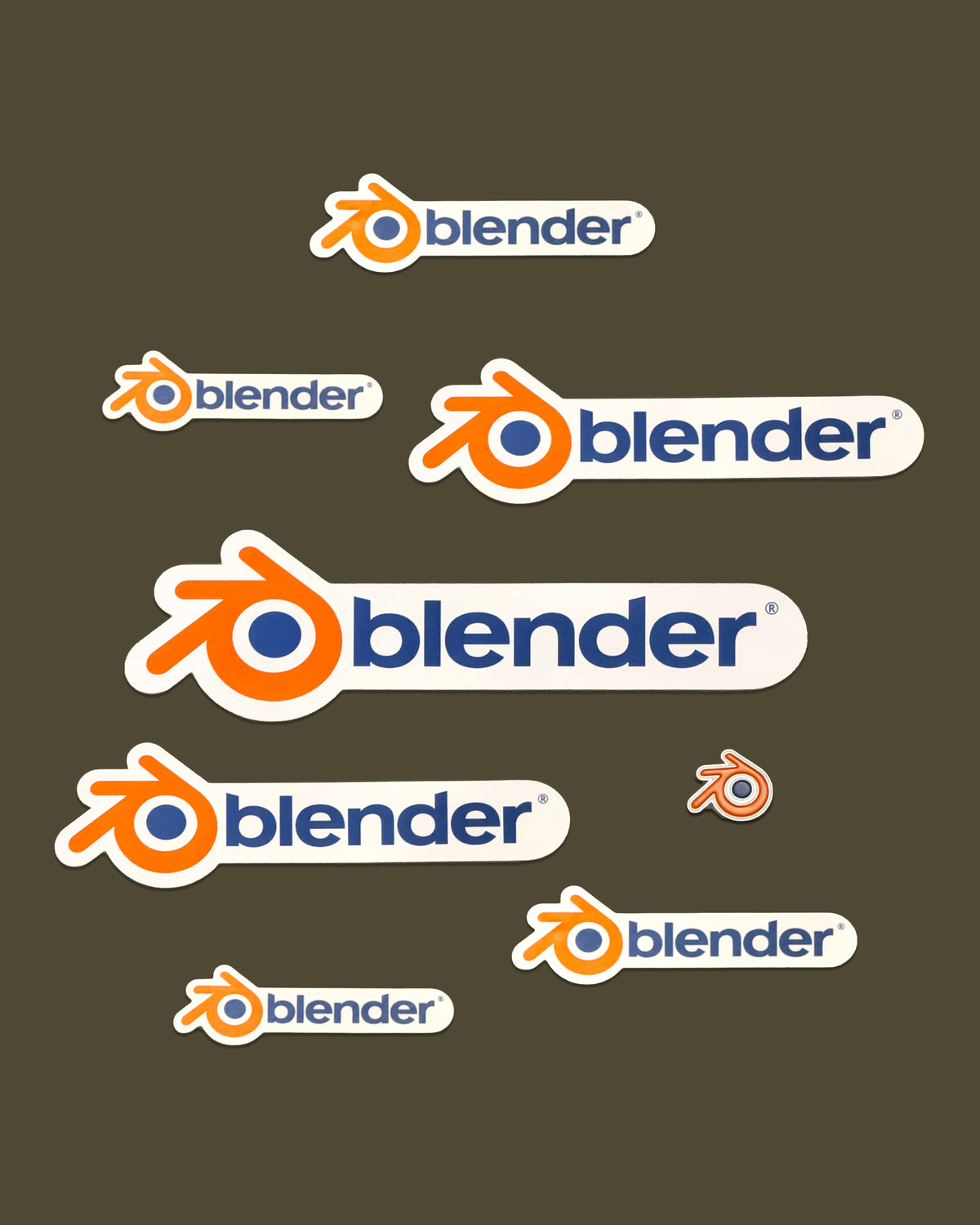 Blender Sticker Set